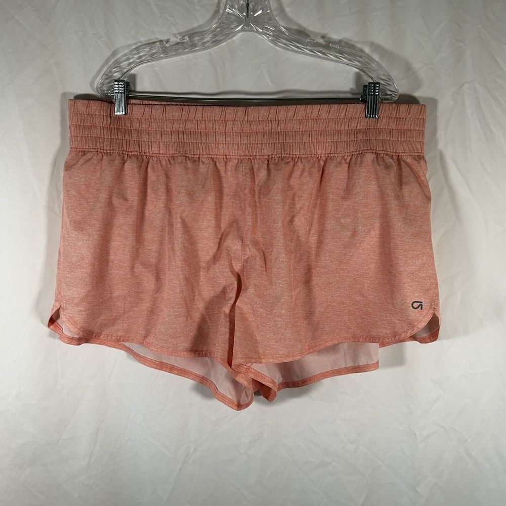 Gap Fit Shorts Women's XXL Pink Pull On Elastic Waist Lined No Pockets
